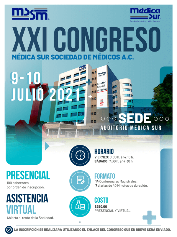 XXI Congreso M�dica Sur Sociedad de M�dicos A.C.